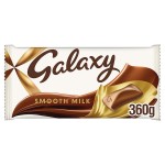 Galaxy Milk Chocolate LARGE GIFTING BAR - 360g - Best Before: 24.11.24 (4 Left)